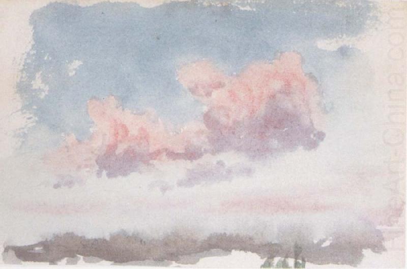 James Walter Robert Linton Untitled(Pink cloud study) china oil painting image